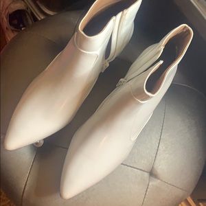 White booties